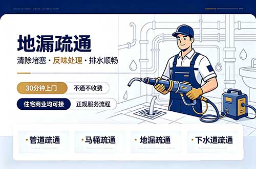 哈尔滨地漏疏通